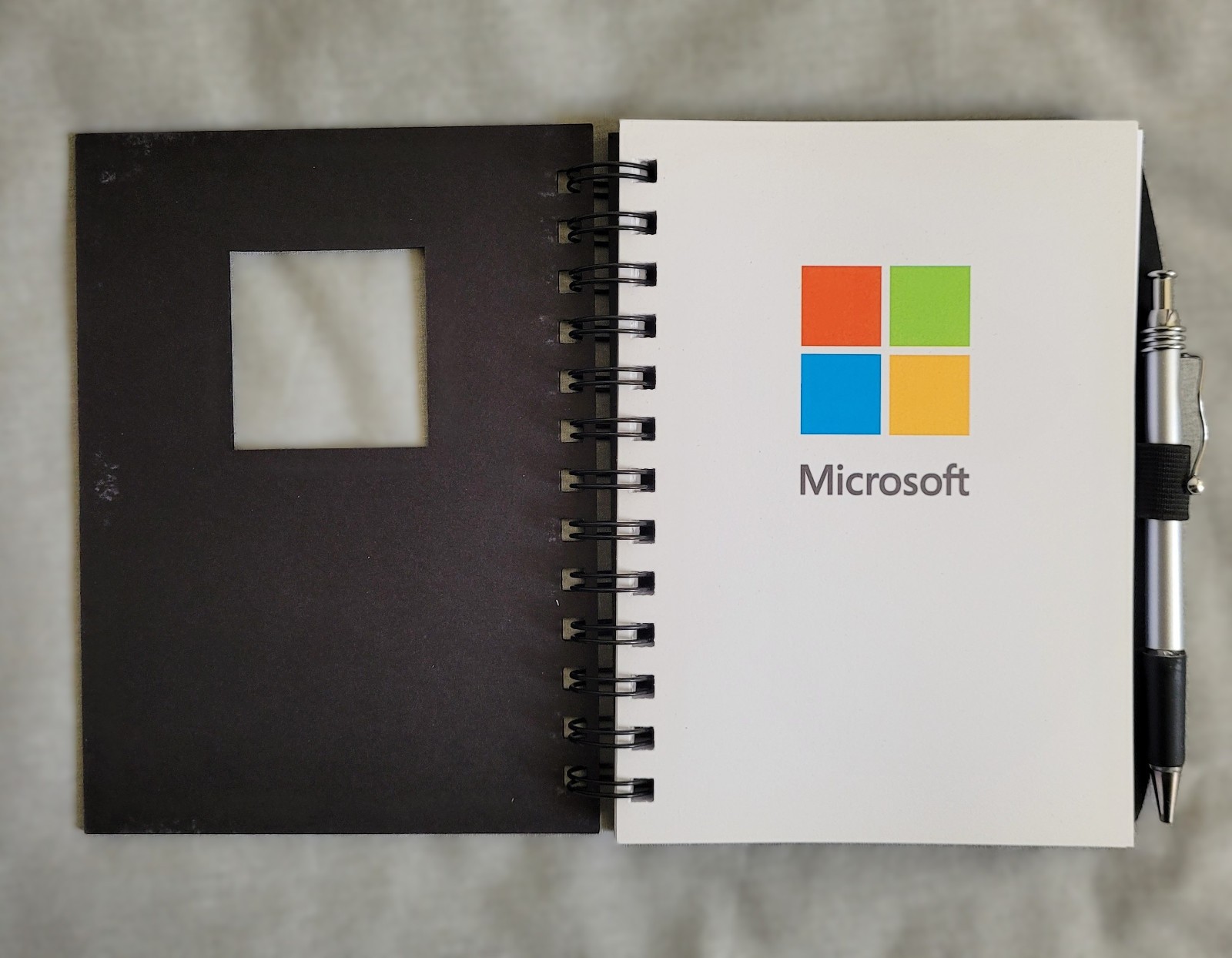 Microsoft 2013 Promo Spiral Notebook with Pen