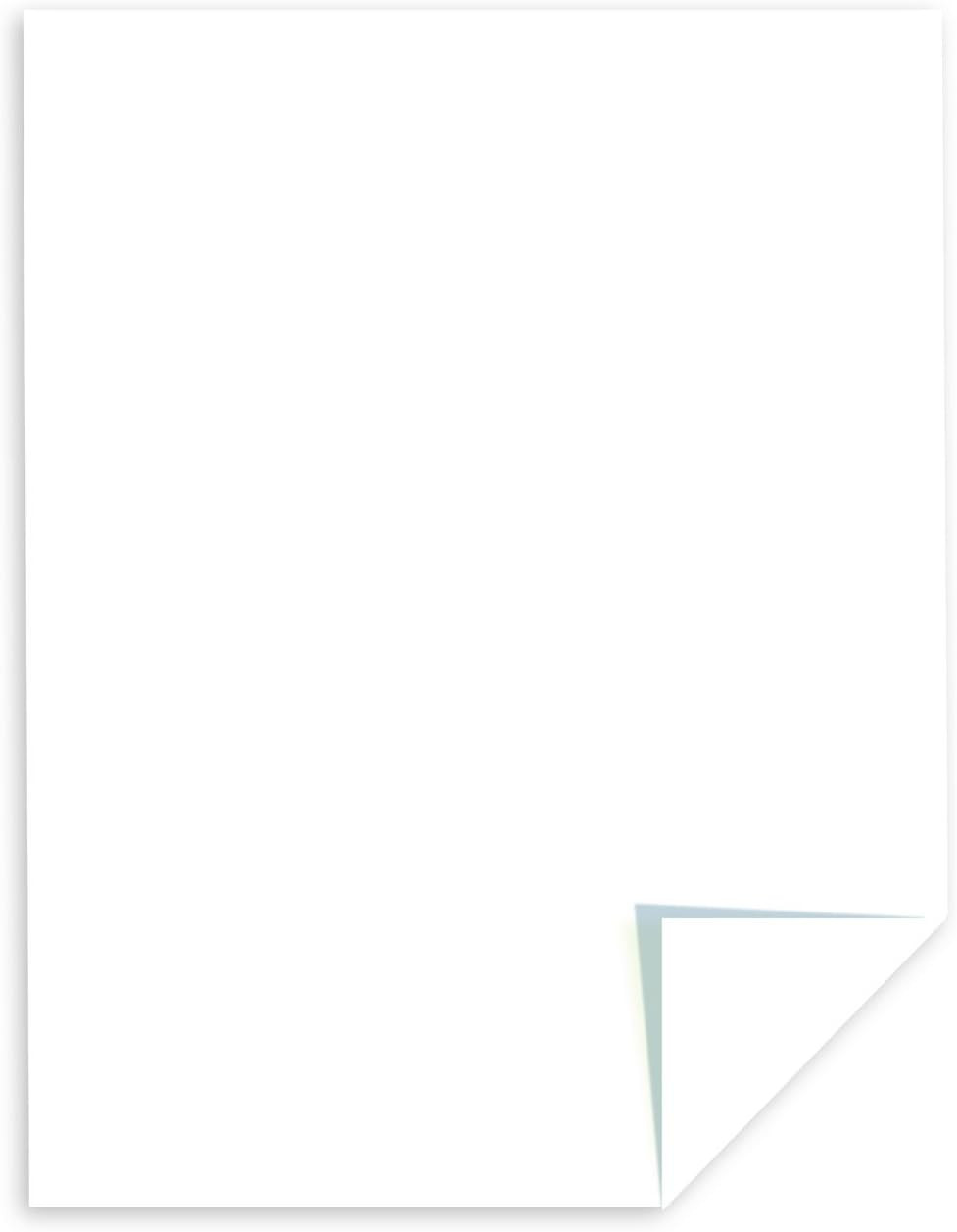 75 Sheets Neenah Bright White Cardstock 8.5″ x 11″ 65lb 176 GSM White (90905-02)