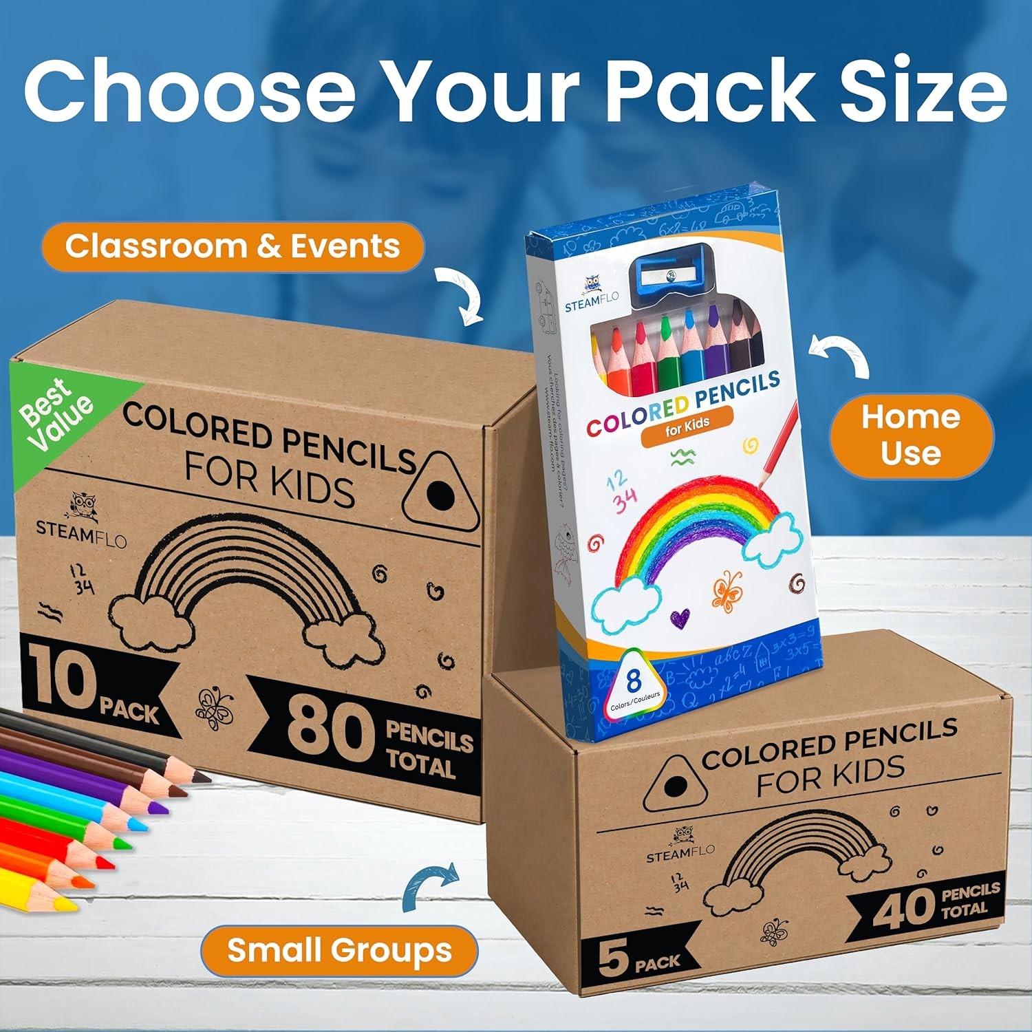 Colored Pencils for Toddlers 3-4 Years – Kids Pencils for Beginners, Toddlers