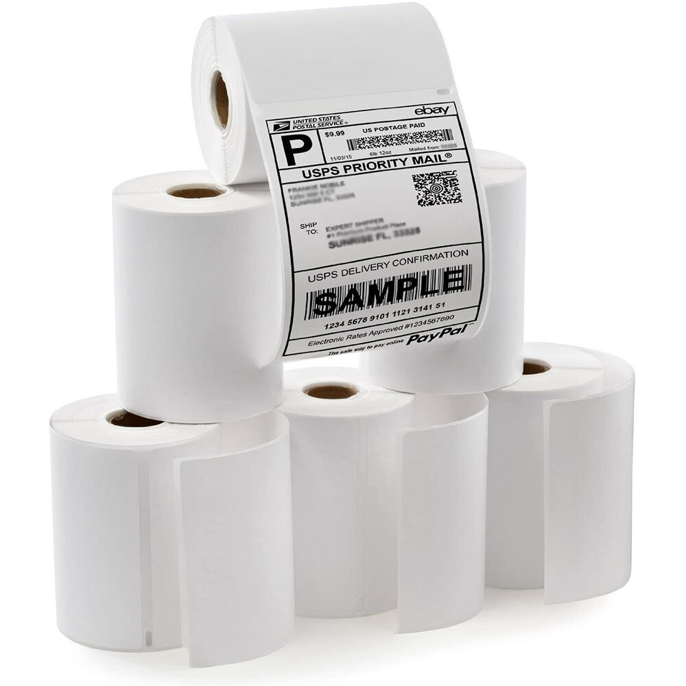 6 Rolls DYMO 4XL Labels Direct Thermal Shipping Labels 4″x6″ 1744907 Compatible