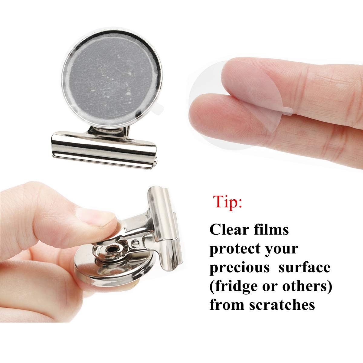 Magnetic Clips, 12 Pack Heavy Duty Refrigerator Magnet Clips, Fridge Magnets Str