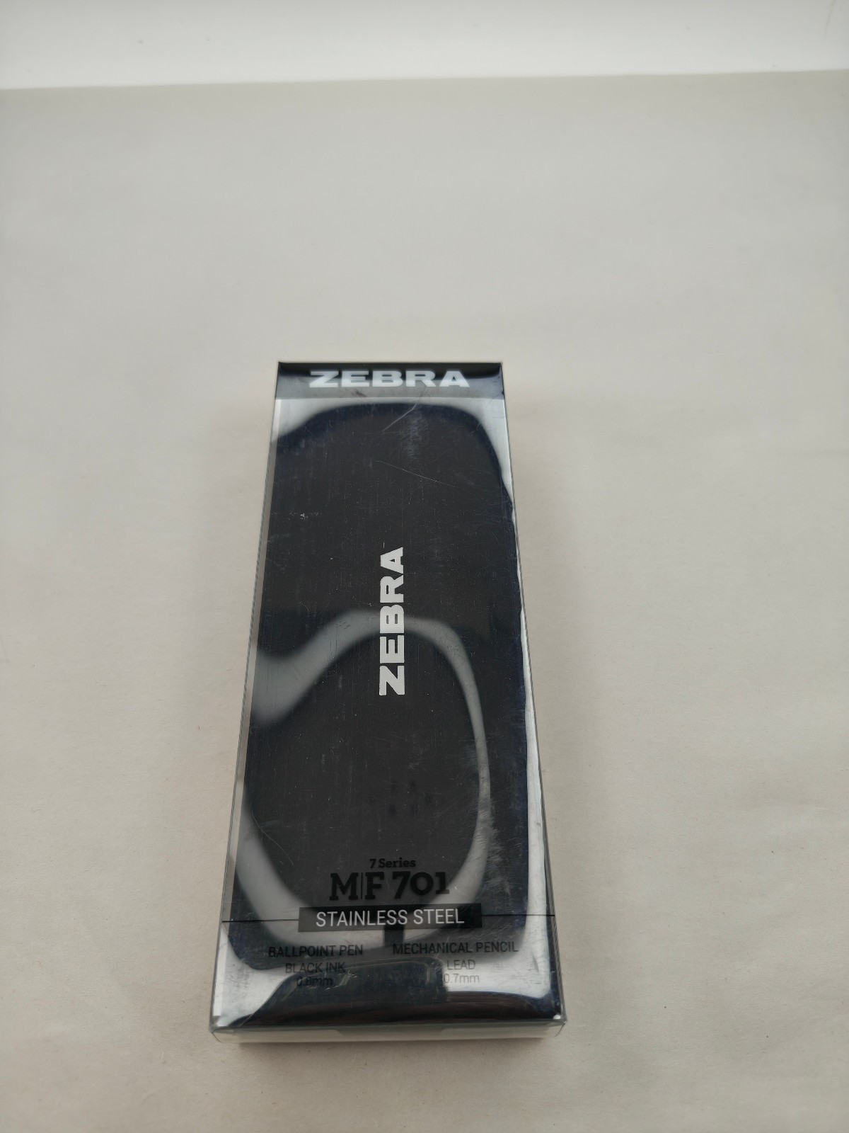 Zebra STEEL 7 Series M/F 701 Mechanical Pencil & Ballpoint Pen Set 0.7 mm Pencil