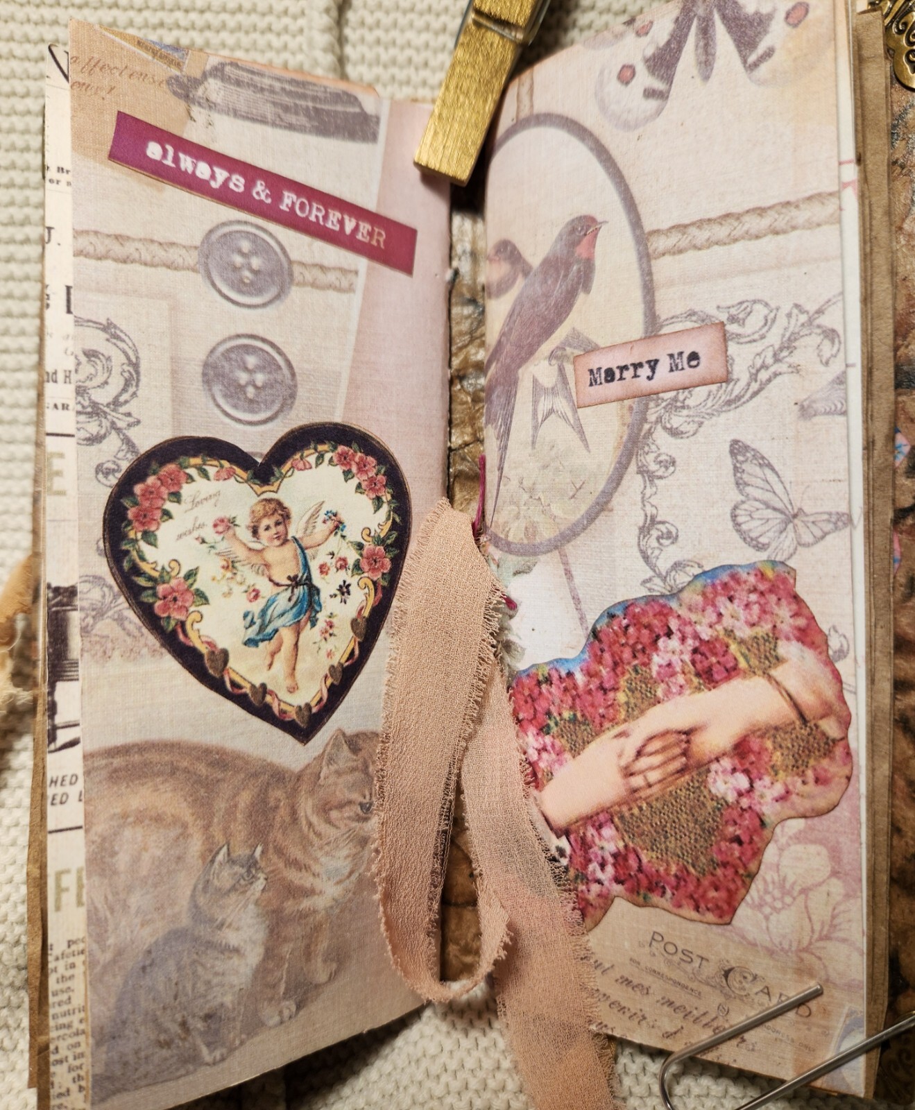 Victorian Themed Proposal Junk Journal – Limited Edition