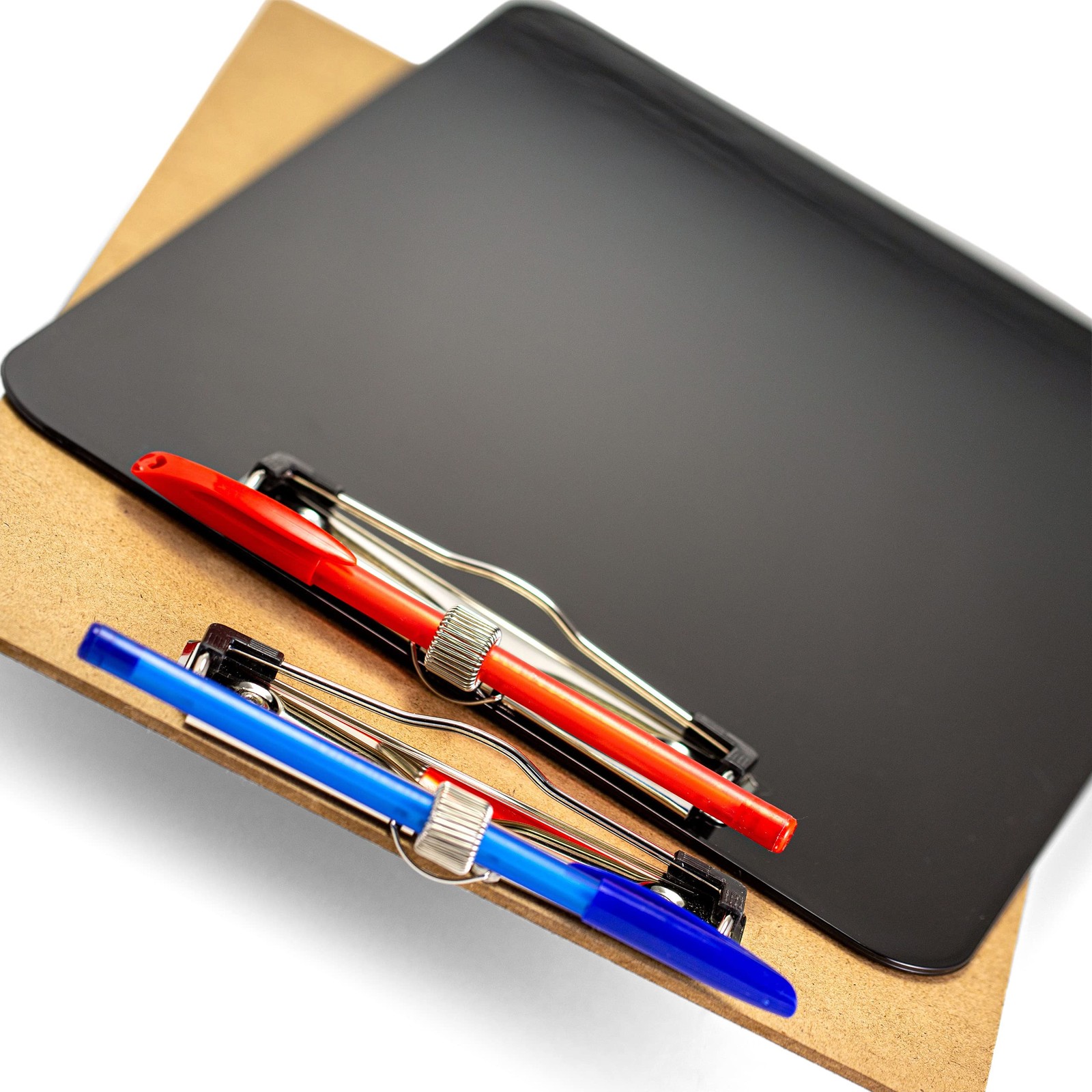 Officemate Plastic Clipboard, Letter Size, Low Profile Clip Holder,Black (83075)